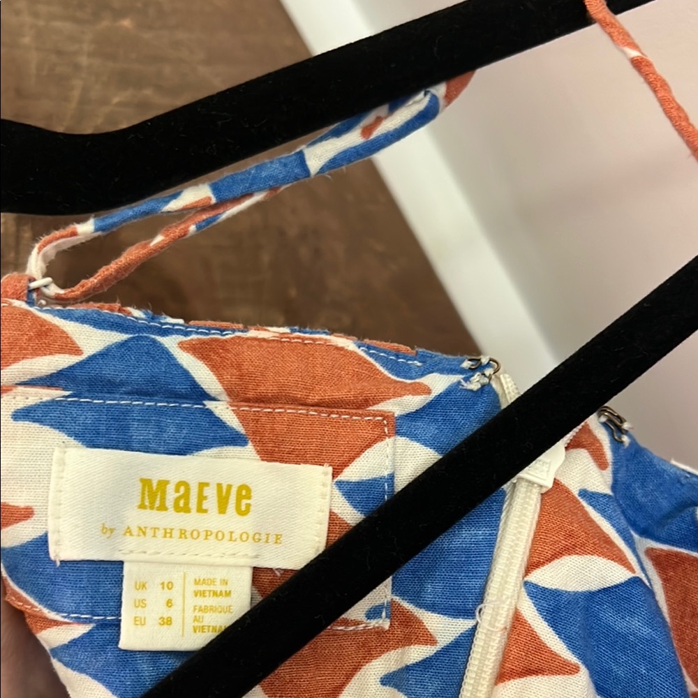 Anthropologie Vibrant Geometric Dress - Picture 3 of 3